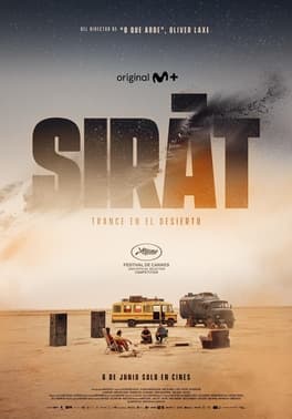 Spanish theatrical release poster for Sirāt.